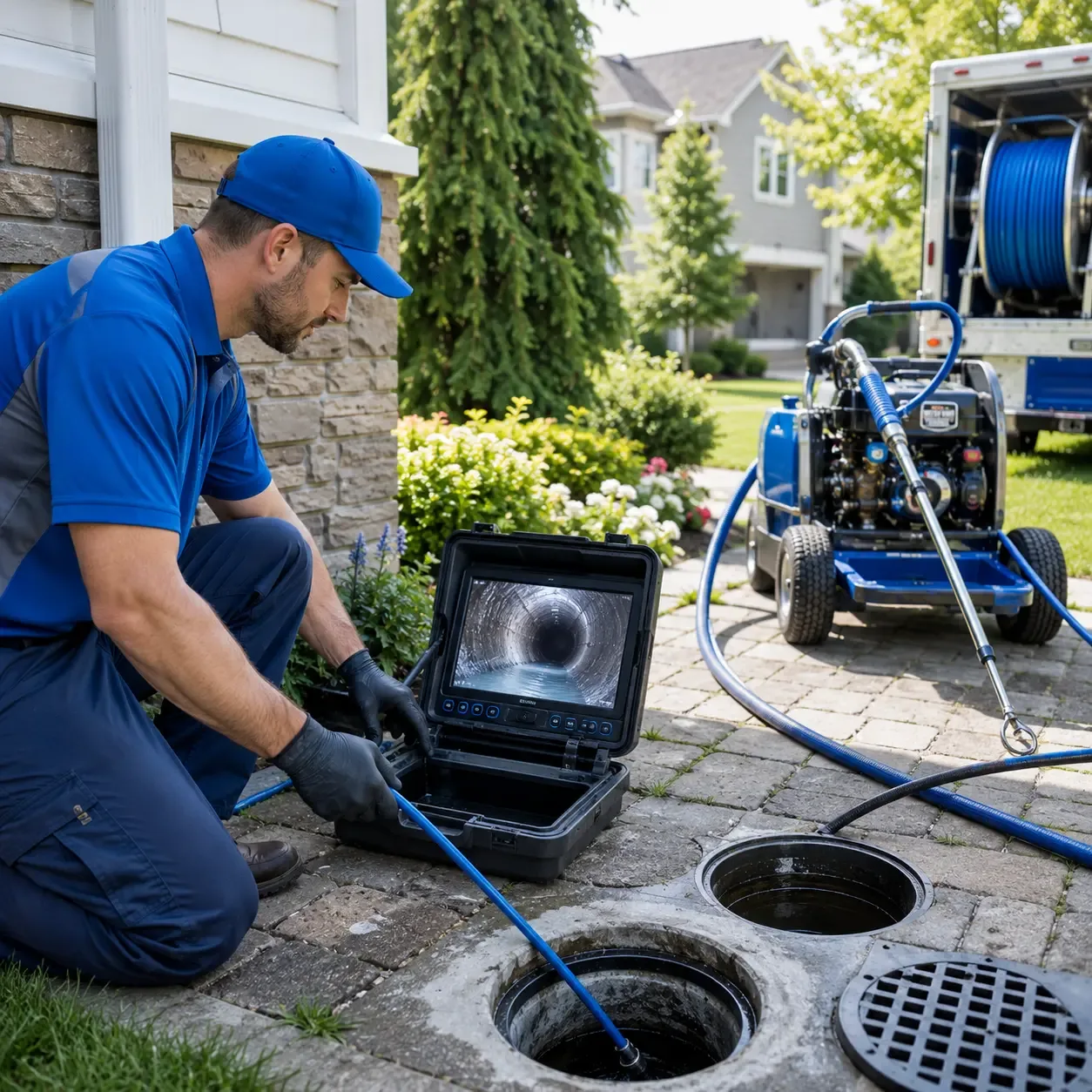 Outdoor drain cleaning professionals serving South Easton, MA