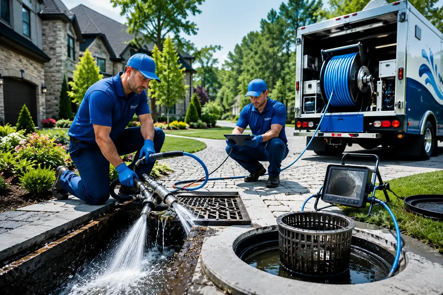 Local outdoor drain cleaning professionals in South Easton, MA